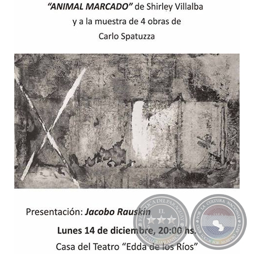 Presentacin de libro de SHIRLEY VILLALBA y muestra de grabados de CARLO SPATUZZA - Lunes 14 de diciembre de 2015